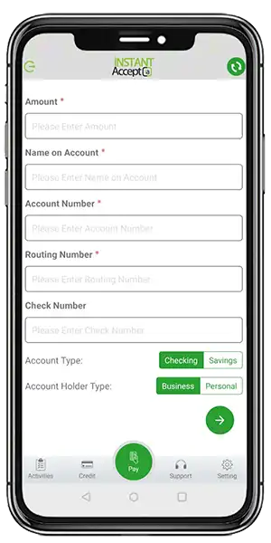 Instant Accept's Accounting Software Integrations Mobile App