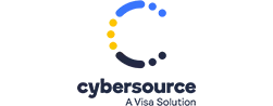 Logo for Cybersource - A Visa Solution